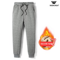 빅사이즈 남성 양털 기모 트레이닝 밴드 바지 WI020PN+국내발송