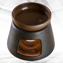 컵워머 컵 받침 보온 캔들 스탠드 티 거친 세라믹 컵 1 세트 크리에이티브 스토브 가정용, 01 As Shown_01 11X8.2X7.2CM