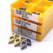 CNC 밀링 헤드 팁 정밀 절삭공구 DCMT070204 DCMT11T304 VP15TF UE6020 US735 선반 공구 DCMT 070204/07020