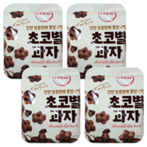초코별과자 78g x 4개 진한달콤함의 별모양 스낵 사무실탕비실간식 회의실다과, 1개