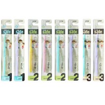 10개월 8개월 6개월 신생아 두돌 부드러운 아기칫솔 유아치과칫솔 10개세트, 3단계 10개