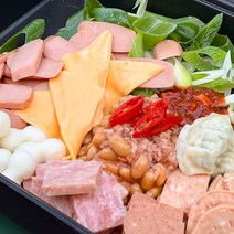 칼칼한 의정부 원조 수제 부대찌개 밀키트, 1팩, 650g
