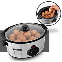 맥반석 계란 만들기 훈제란 훈제 구운 만드는 기계 슬로우쿠커 달걀 생선구이기 초벌구이, 키친아트3.2리터