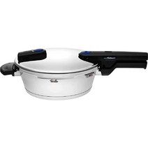 Fissler 스테인리스 스틸 Vitaquick 압력솥 모든 쿡탑용 2.6쿼트, 기본