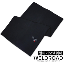 WELDROAD(웰드로드) 기모 멀티 넥워머 스카프 머플러 버프 목토시, FREE, 블랙