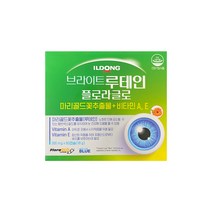 일동제약 브라이트 루테인 플로라글로 60캡슐(2개월), 2개