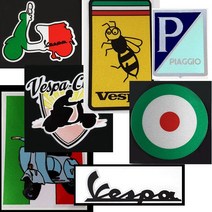 베스파스티커 방수스티커 베스파튜닝 포인트 스티커 베스파용품 베스파튜닝용품 반사, (12)