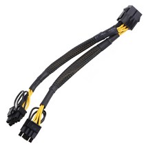 8 핀 PCIE 스플리터 전원 케이블 PCI-E 8PIN FEMALE TO DUAL 8 (6+2) PIN 남성 어댑터