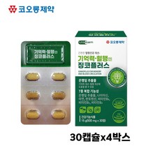 징코 빌로바 은행잎 추출물 두뇌 기억력 혈행 영양제 중년 남성 여성 직장인 수험생 뇌건강 효능 추천 Ginko Biloba, 4개, 30정