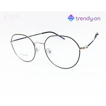 트랜디온 투톤 안경테 베타티타늄 블랙/실버 남녀공용 7O1O