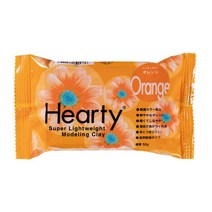 파디코 점토, 경량점토 하티 컬러 클레이 오렌지 50g, 1개