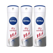 니베아 드라이 콤포트 데오드란트, 60ml, 3개
