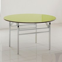 무인도 접이식원형테이블 1000지름 원형탁자 원탁 회의용테이블, 멀바우