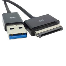 ASUS 호환 부품 USB 3.0 충전기 데이터 케이블 40Pin 아수스 Eee 패드 변압기 프라임 TF201 TF101 TF300T TF700T 태블릿 충전, [02] 2m, [01] Black, 0 Black_02 2m