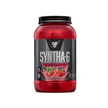 BSN SYNTHA6 엣지 단백질 파우더 가수 분해된 유청 포함 미셀라 카세인 우유 분리 저설탕 24g 쿠키 N 크림 28회 분량 USA 미국, Strawberry Milkshake, 2.47 Pound (Pack of 1)