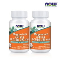 [AK분당점] [나우푸드] 마그네슘 350mg (1 600mg x 90정) x 2박스