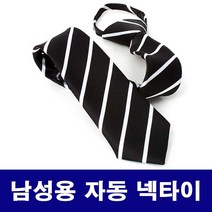 직장인 남성 신입 정장 스트라이프 자동 넥타이 / 53G569E9129