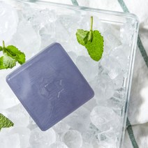 자주 JAJU 동구밭 제로바 멘톨 올인원 쿨링 고체 바디워시 비누, 블루_FR