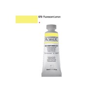 [신한] 아크릴물감 낱색 50ml, 573 Fluorescent Lemon