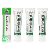 네오메디컬 실버 치약, 165g, 3개