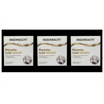 Enzo Health Placenta Gold 100000 100caps 엔조헬스 플라센타 골드 100000 100정 3팩, 3통