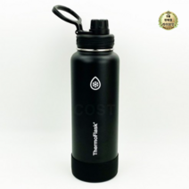 써모플라스크 보냉병 보온병 THERMOFLASK 코스트코 물병 등산용 운동용 캠핑용, 15세트, 1200ml 블랙