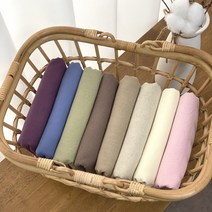 대폭 마100% 15수 바이오워싱 실크터치 퓨어 무지 린넨천 원단 8color 프랑수자수, 크림아이보리