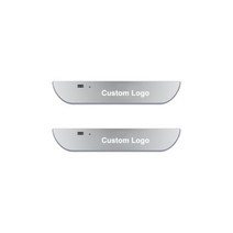 맞춤형 마그네틱 자동차 문짝 씰 페달 조명 로고 적외선 센서 USB 충전 자동 스커프 LED 문턱 플레이트 램프, 2PCS Rear Door_For Renault