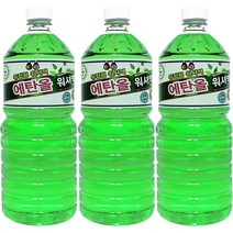 탑크린 에탄올 워셔액 1.8L 사계절 자동차 강력세정, 3개