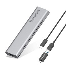7mm 및 9.5mm 2.5인치 SATA HDD/SSD에 최적화된 WAVLINK USB 3.0SATA 외장 하드 드라이브 인클로저 UASP 프로토콜로 4TB 지원, USB-C M.2 NGFF-Sliver