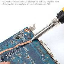 납땜흡입기 메카닉 솔더 위크 리무버 디 와이어 1.5/2.0/2.5/3.0/3.5mm 브레이드 BGA 수리 도구, 06 10Pcs Width 1.5mm