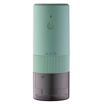 커피 원두 커피콩 분쇄기 그라인더 Electric Coffee Grinder Automatic Beans Mill Portable Gift Adjustable Ceramic Gri, [02] green