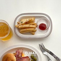 시라쿠스 메이플 피클접시 레스토랑접시 (5color), 그레이