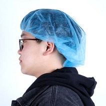 MG 부직포 일회용 위생모 100p 헤어캡 조리모 -735056NH 실험, 딜라이트몰 블루, 딜라이트몰 본상품선택