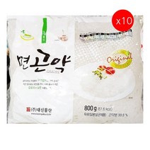 [더착한푸드]대신 면 곤약 800g 10개 식자재마트 대용량 업소용 실곤약 곤약소바 일본곤약 알곤약 곤약누들 곤약면 곤약제리 곤약국수
