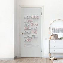 상상후 현관문 방문 리폼 포인트 도어 아파트 현관문 시트지 인테리어 필름 모음, 008_원타임 베이비핑크
