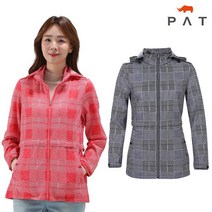 PAT 체크 프린트 점퍼