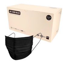 대단한마스크 그란데 비말차단 마스크 특대형 KF-AD, 블랙 30매