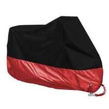 오토바이 엔진 부품 기타 액세서리 방수 커버 사계절 방진 보호 야외 스쿠터 레인, 3XL for 2201-2300mm+001Red