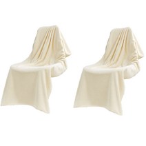 퍼투 플레인 이지 드라이 바스타월 70 x 140cm, 2개입, 베이지