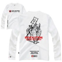 간쓰리 긴팔티 M~2XL 브레이브엔트리 화이트
