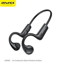 Awei A886BL 에어 컨덕션 무선 헤드폰 블루투스 스포츠 이어폰 인이어 이어버드 하이