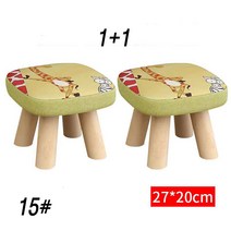 YUZHAN 1+1 스툴 미니 스툴 이케아 스툴 애니멀쿠션스툴, 15#