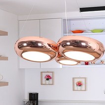 아이스 3등 팬던트 포인트조명 LED 식탁 거실인테리어, 쿠팡 전구색