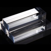 OFFICE 투명 아크릴 재단 10X3cm 20T x 2세트 판막대