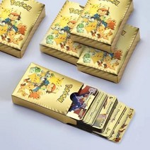 New 27-54pcs Pokemon Cards Metal Gold Vmax GX Energy Card Charizard Pikachu Rare Collection Battle T, 04 English 54 pcs
