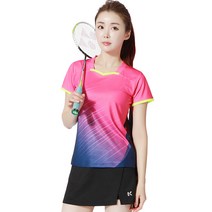 속건배드민턴복세트 남여공용 가벼운 통기 탁구 테니스복 반팔 트레이닝복