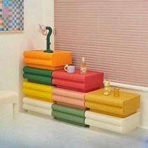 플라스틱 수납장 적재 아이방 원룸 감성 인테리어, 3단검정+백색+검정L50.5xW40.5xH62