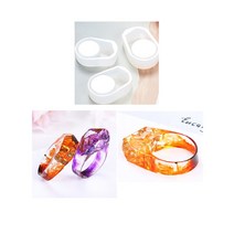 레진 실리콘 몰드 별반지 3종set, 골드하우스  본상품선택