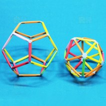 정다면체 만들기 5인/과학 실험 키트 교구 도구 만들기